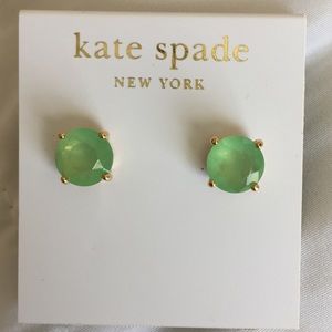 NWT Kate Spade blue/green studs